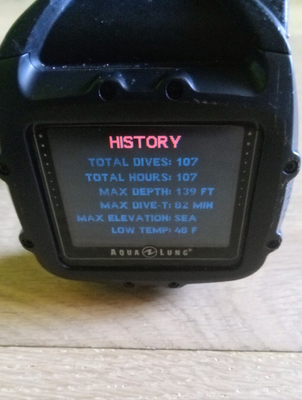 Aqua Lung 750 Tc Diving Computer Wacth